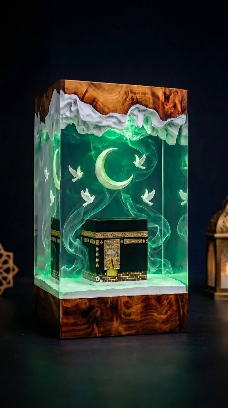 Handmade Ka'bah Lamp