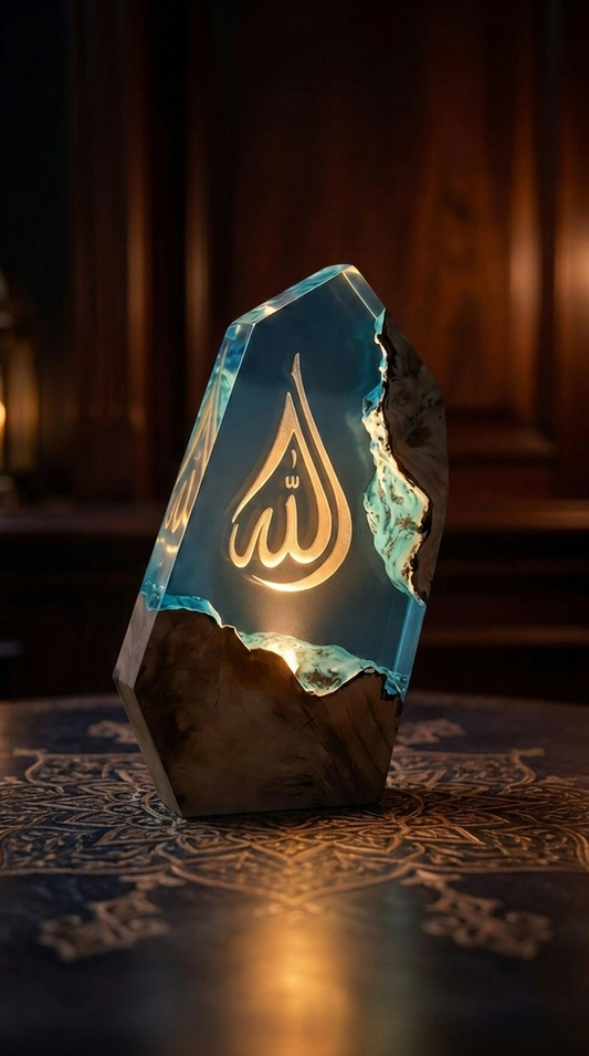 Handmade Allah Lamp